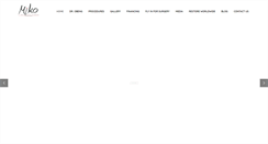 Desktop Screenshot of mikoplasticsurgery.com