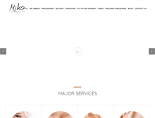 Tablet Screenshot of mikoplasticsurgery.com